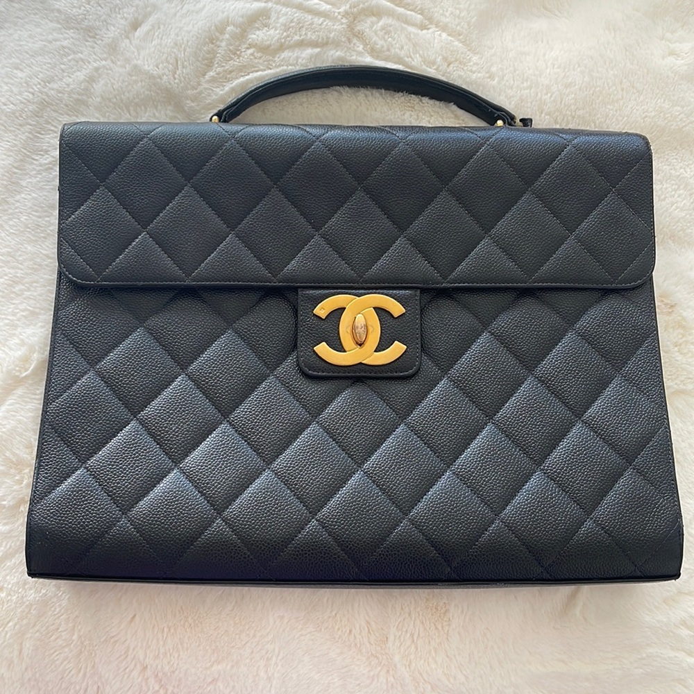 Chanel vintage brief case